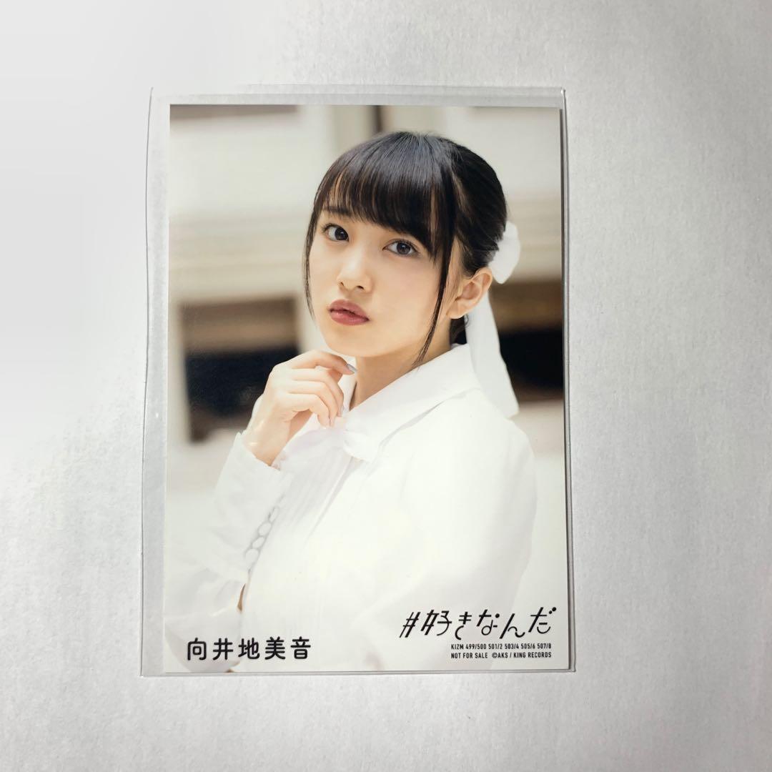 AKB 向井地 美音 サイン ポスター チェキ セット 向井地美音 直筆