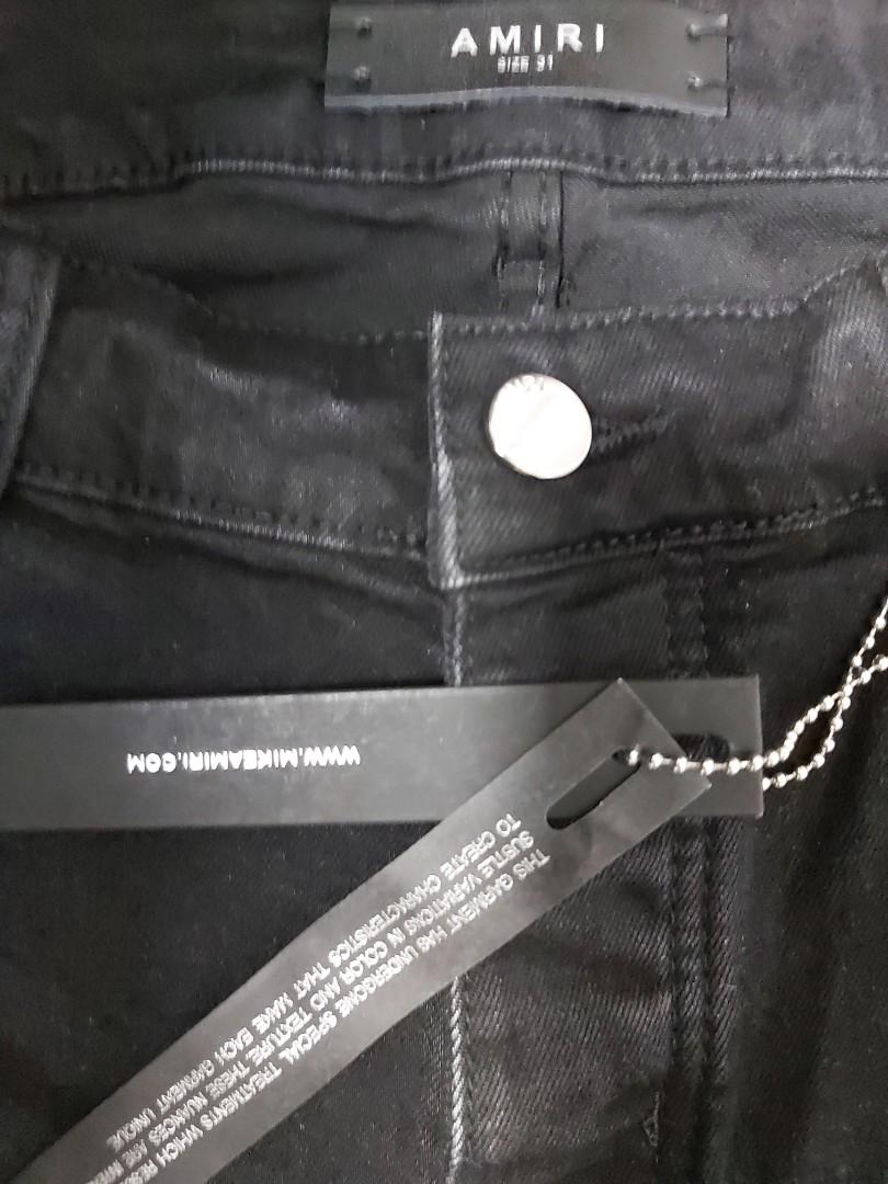 amiri bandana crystal jeans