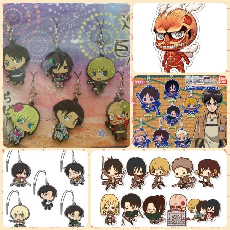 Attack On Titan Rubber Straps Levi Eren Armin Erwin Mikasa Sasha Krista Historia Reiss Jean Entertainment J Pop On Carousell Ish fan community with memes, shitposts, arts, news, discussions for. sgd
