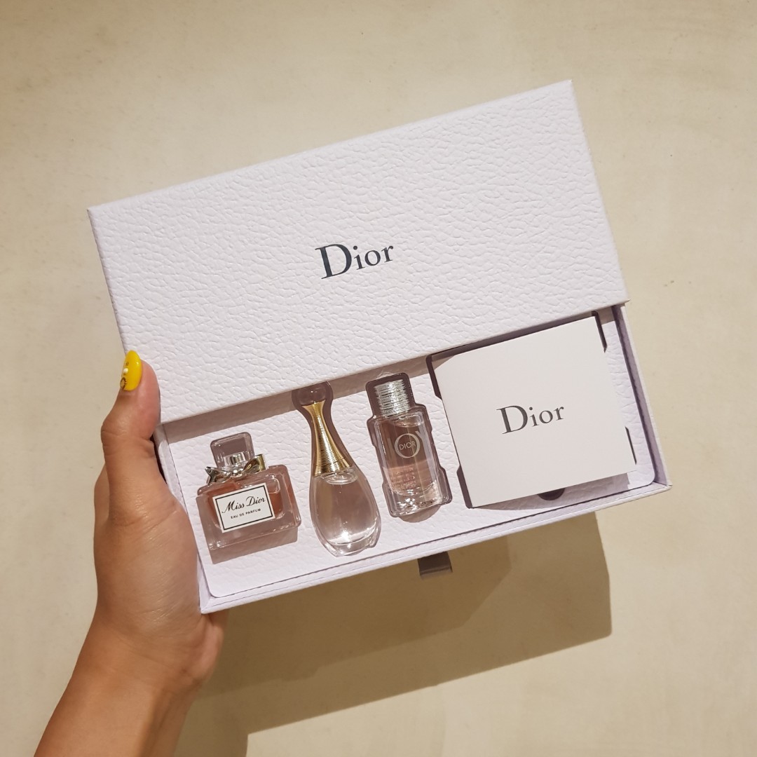 Authentic Dior Perfume Gift Set with Box, Beauty & Personal Care