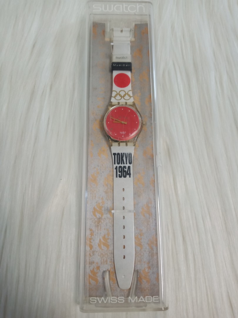 Authentic Swatch Tokyo 1964 Olympics Limited Edition Music Call Watch not  Coach x Casio x Michael Kors, Luxury, Watches on Carousell