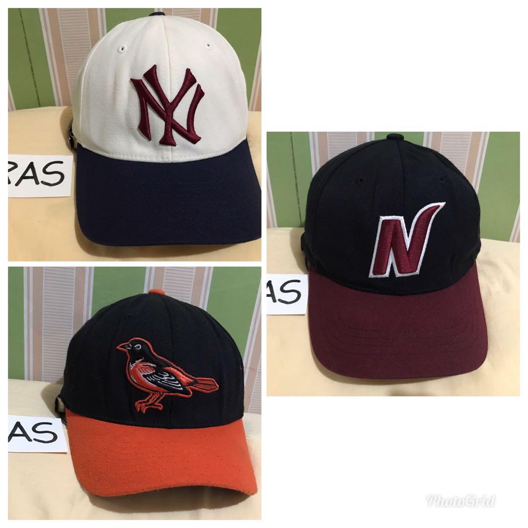 closed baseball caps