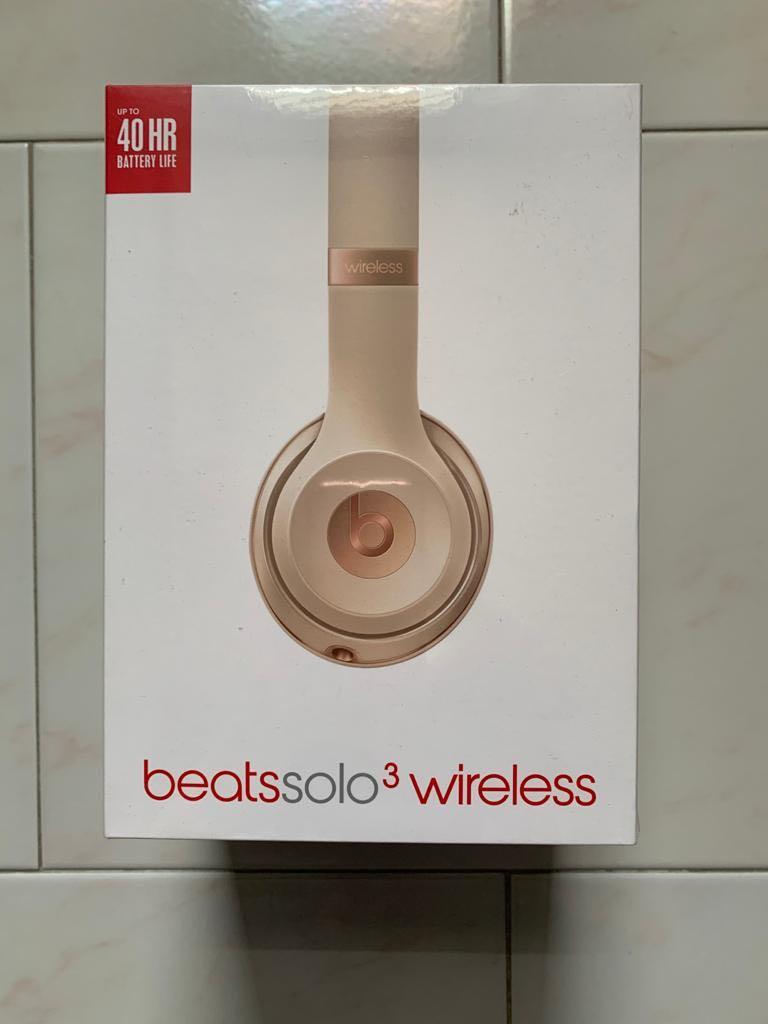 Beats solo 3 grey and 2025 gold