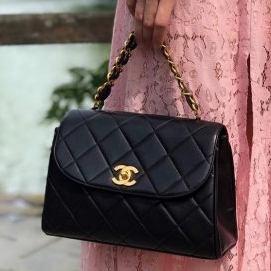 Chanel vintage top handle bag clearance