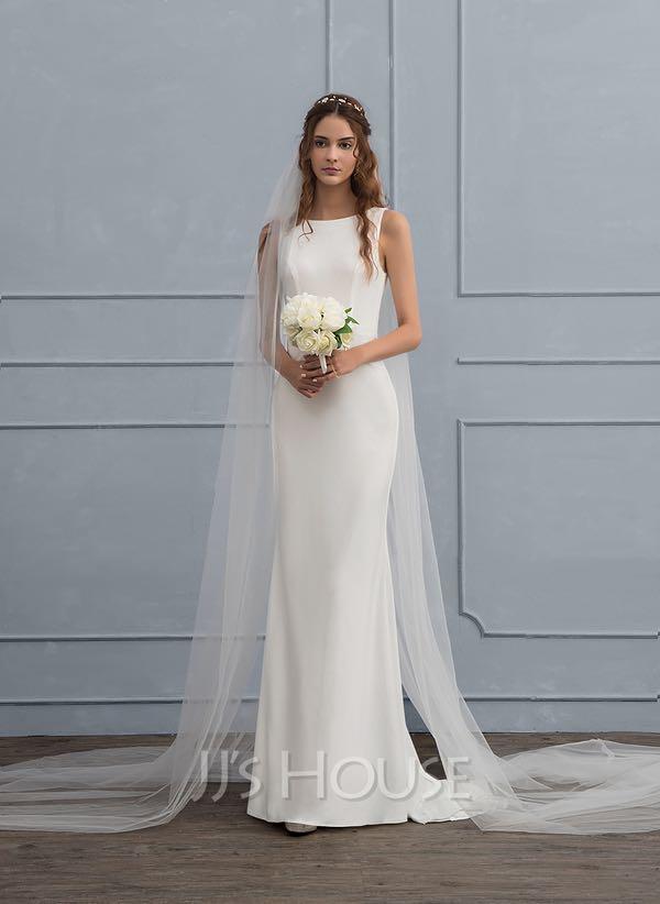 Trumpet mermaid clearance scoop neck dress