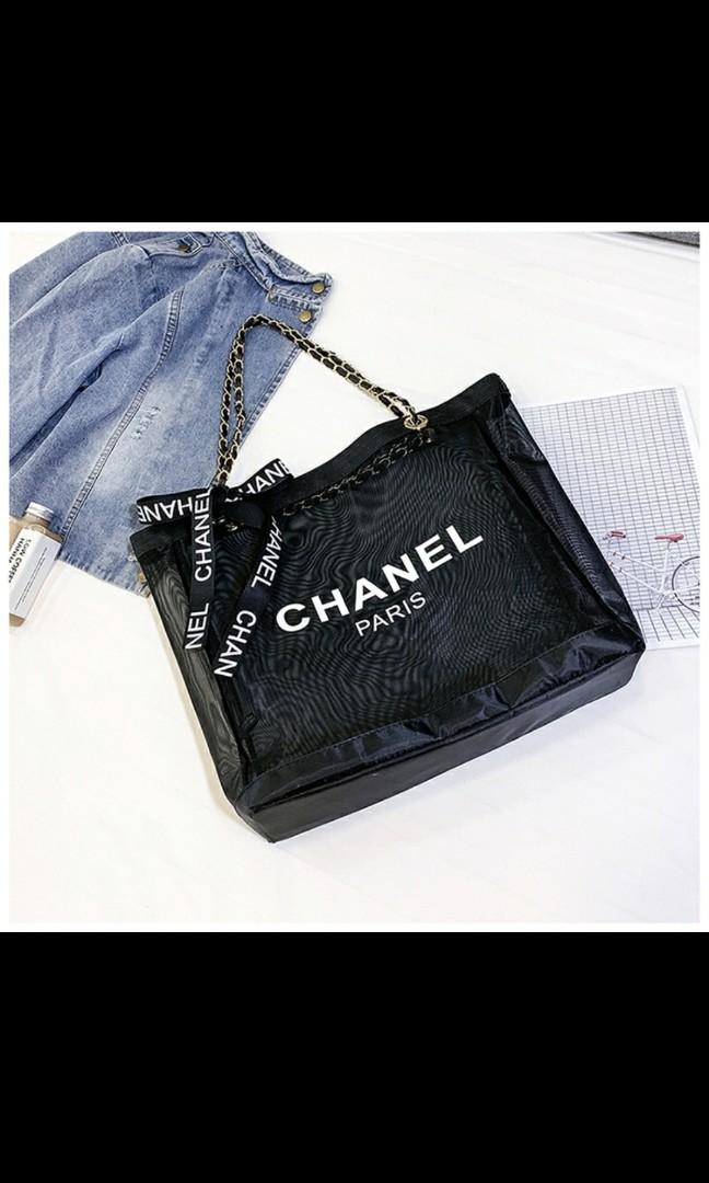 Chanel VIP Gift Mesh Tote Bag, Women's Fashion, Bags & Wallets, Tote Bags  on Carousell