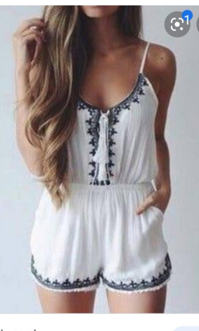 CLASSY SEXY BOHEMIAN STYLE ROMPER SHORT Women s Fashion Dresses Sets Jumpsuits on Carousell