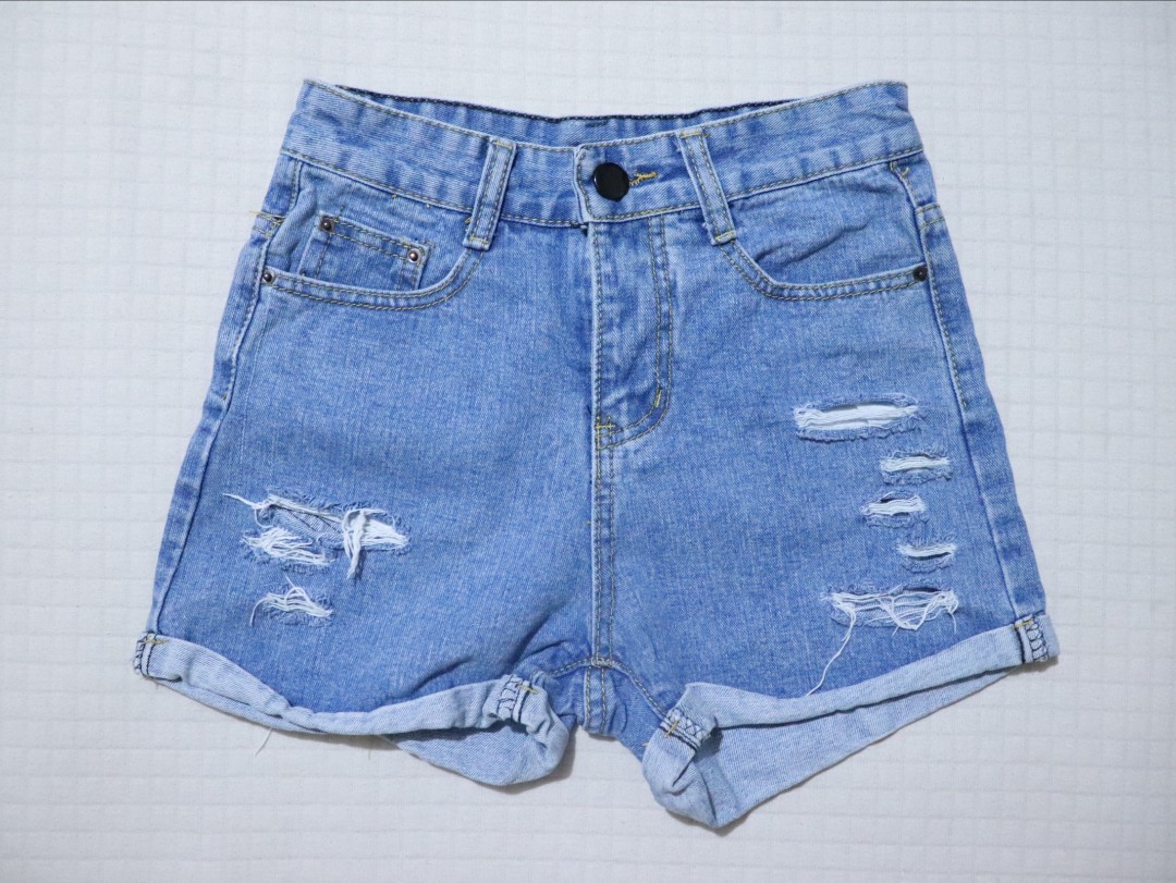 Clean cut denim shorts Clearance