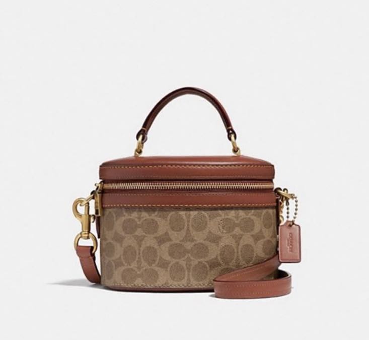 Coach 31728 Trail Bag In Signature Canvas Women s Fashion