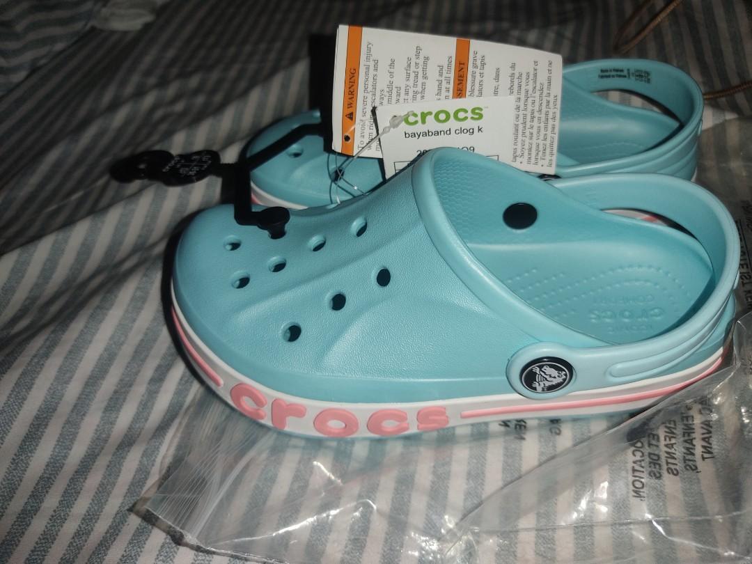 ice blue kids crocs