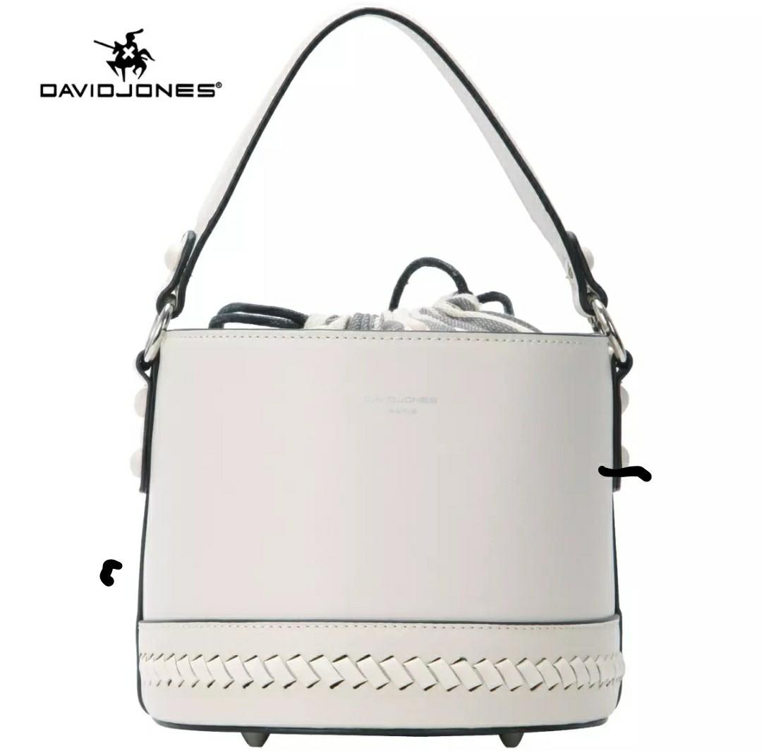david jones white handbags