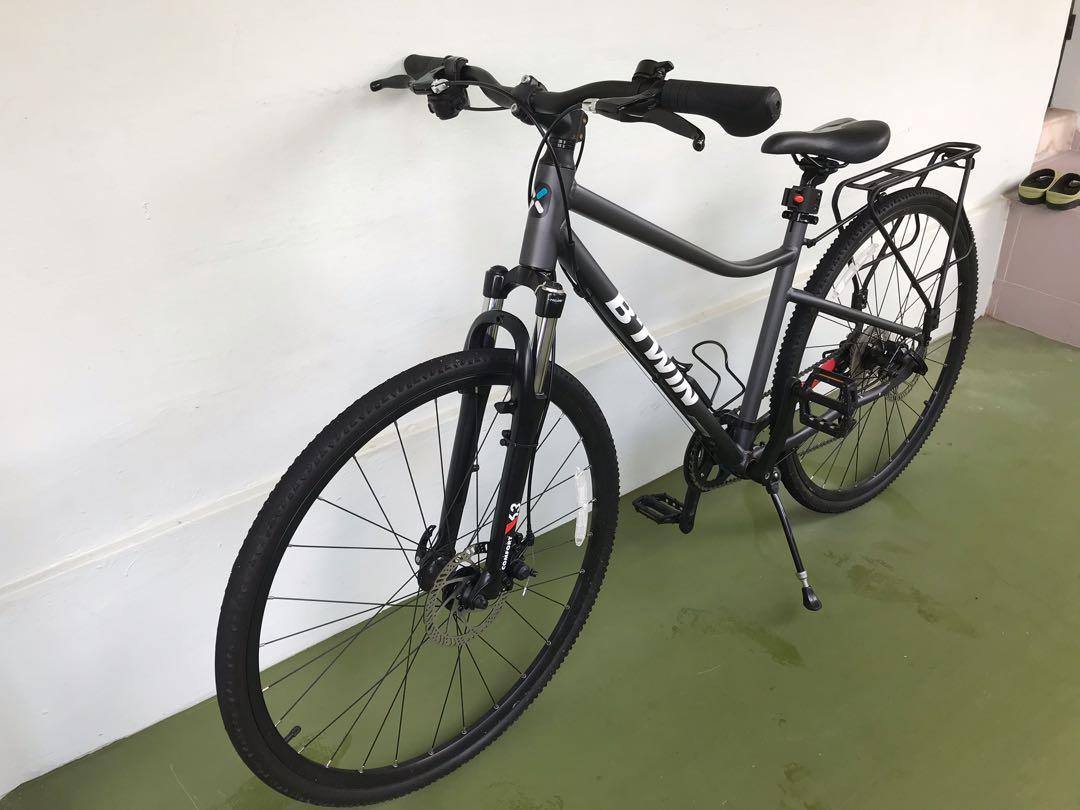 Decathlon Riverside 500 9SP Hybrid Bike Sports Equipment Bicycles Parts Bicycles on Carousell