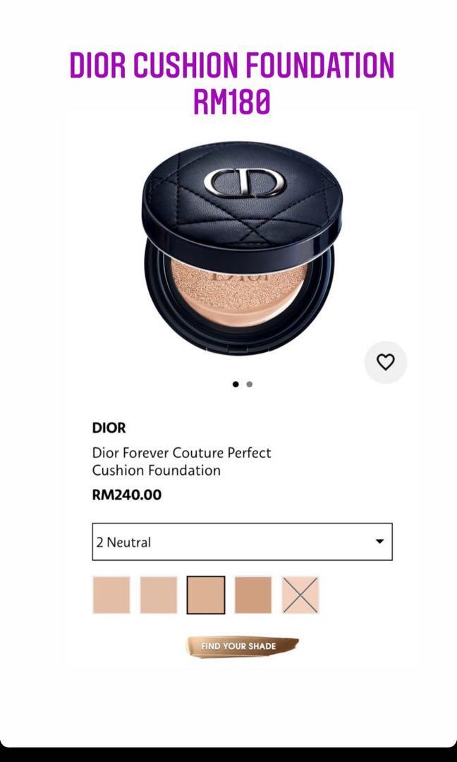 Dior Cushion Foundation code 2 neutral. ORIGINAL Beauty