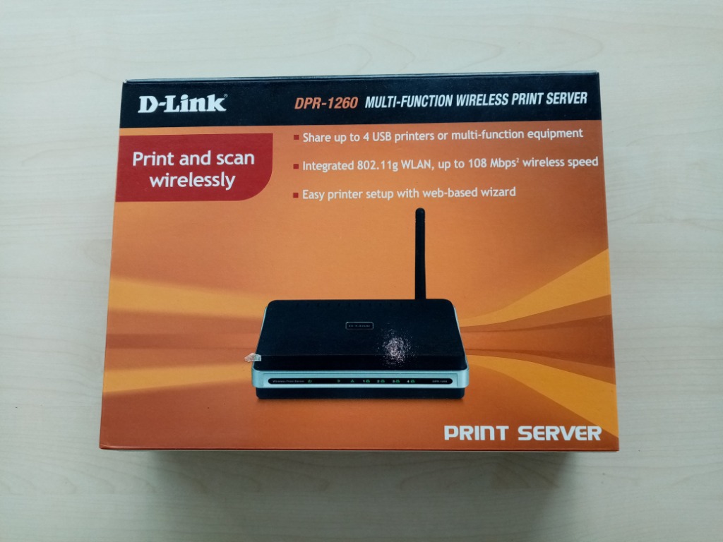 D-Link DPR-1260 Multi‑Function Print Server