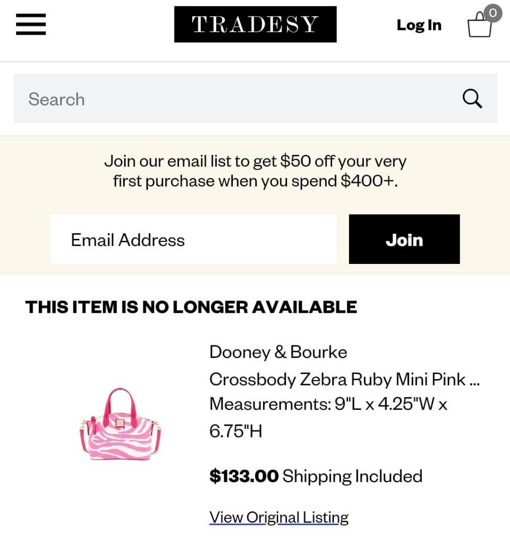 Tradesy dooney and best sale bourke