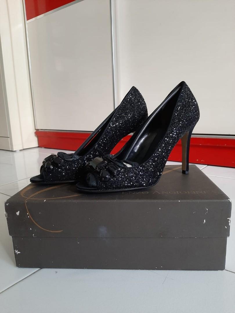 enzo angiolini black heels