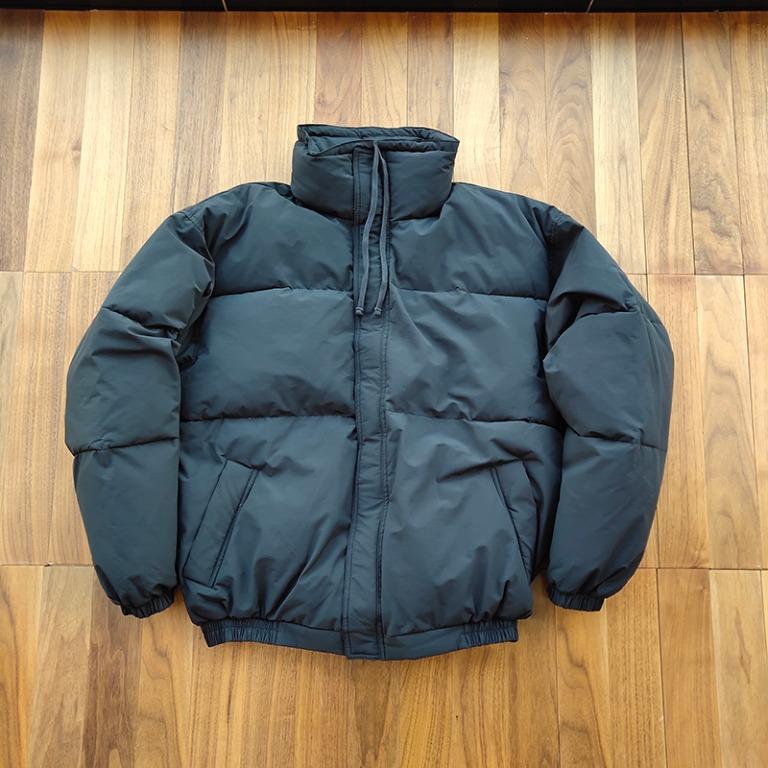 essentials puffer jacket s dark navy