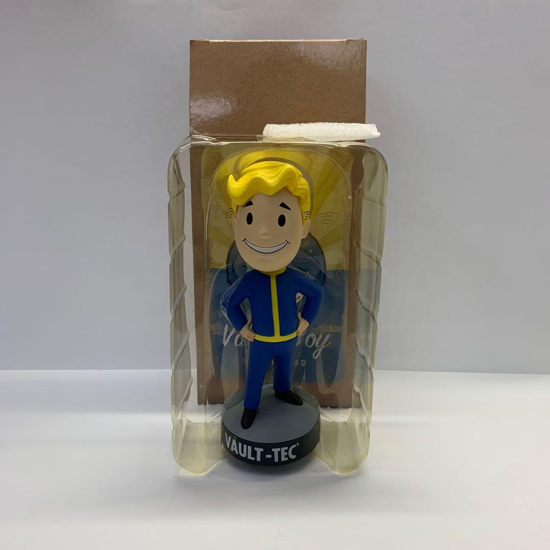 Fallout Vault Boy Bobblehead Toys Games Bricks Figurines On Carousell - vault boy walk roblox