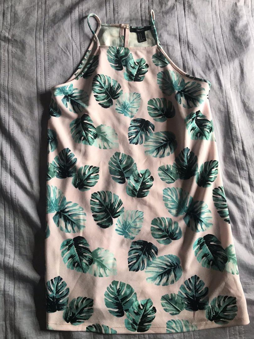 forever 21 tropical dress
