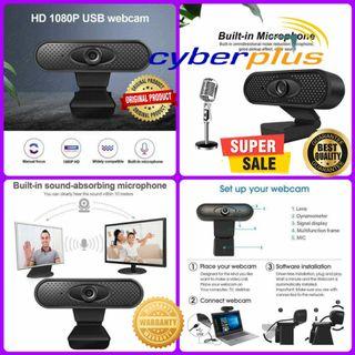 Full HD 1080P Webcam for PC Webcam for Online Teaching Video Calling