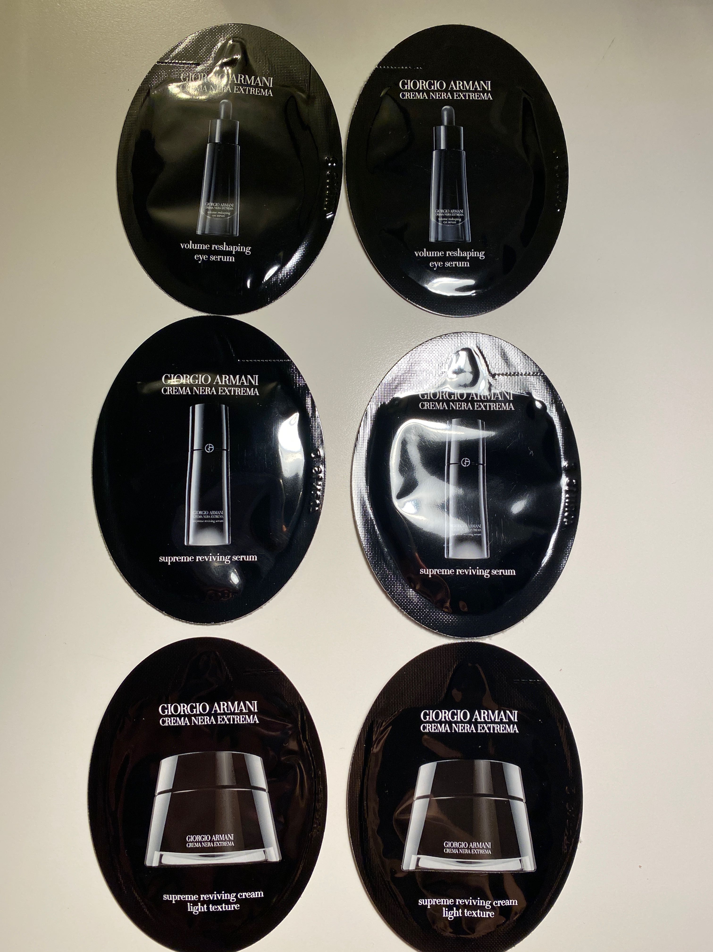 giorgio armani crema nera extrema volume reshaping eye serum