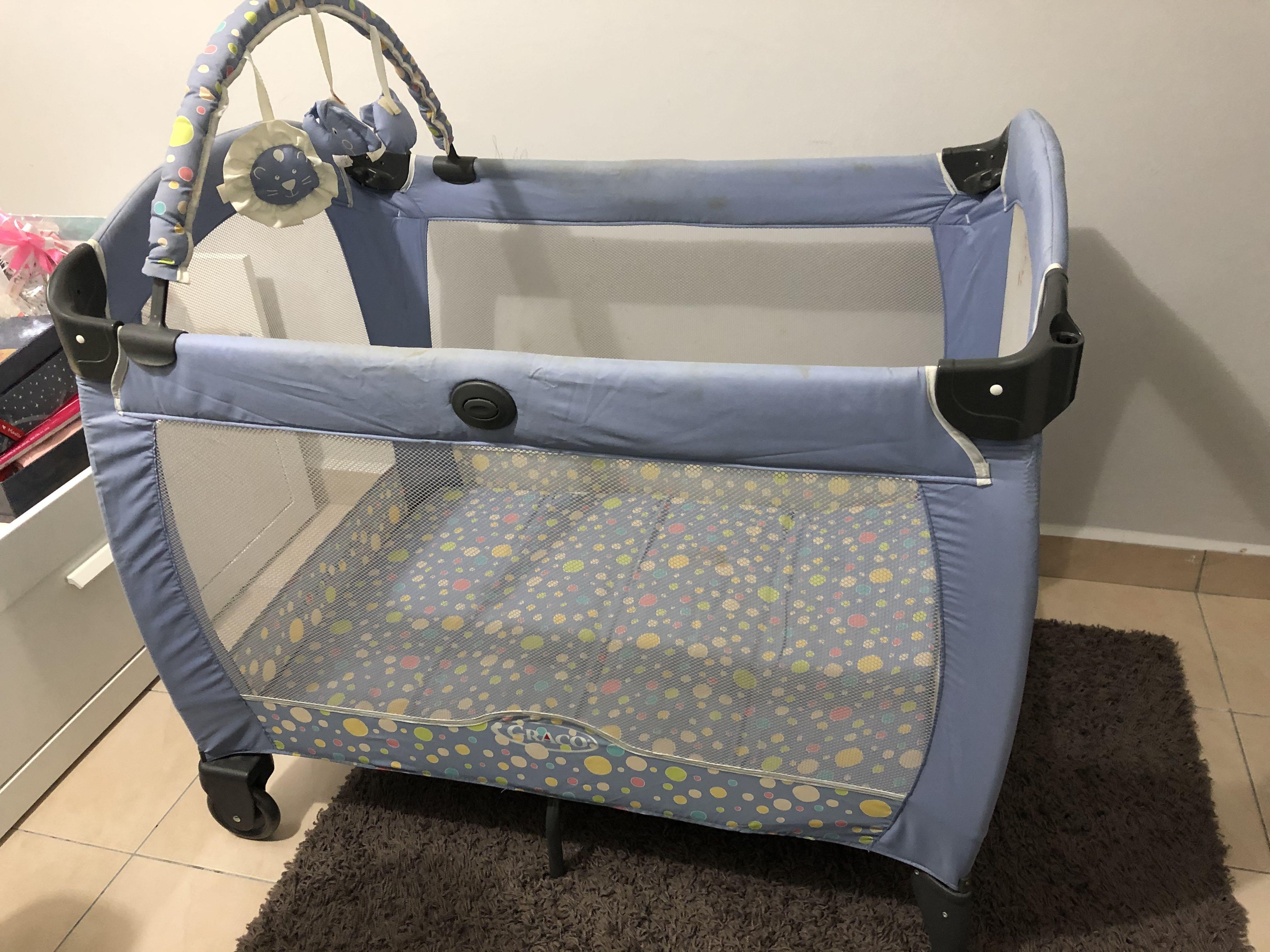 Graco contour electra deluxe travel cot top