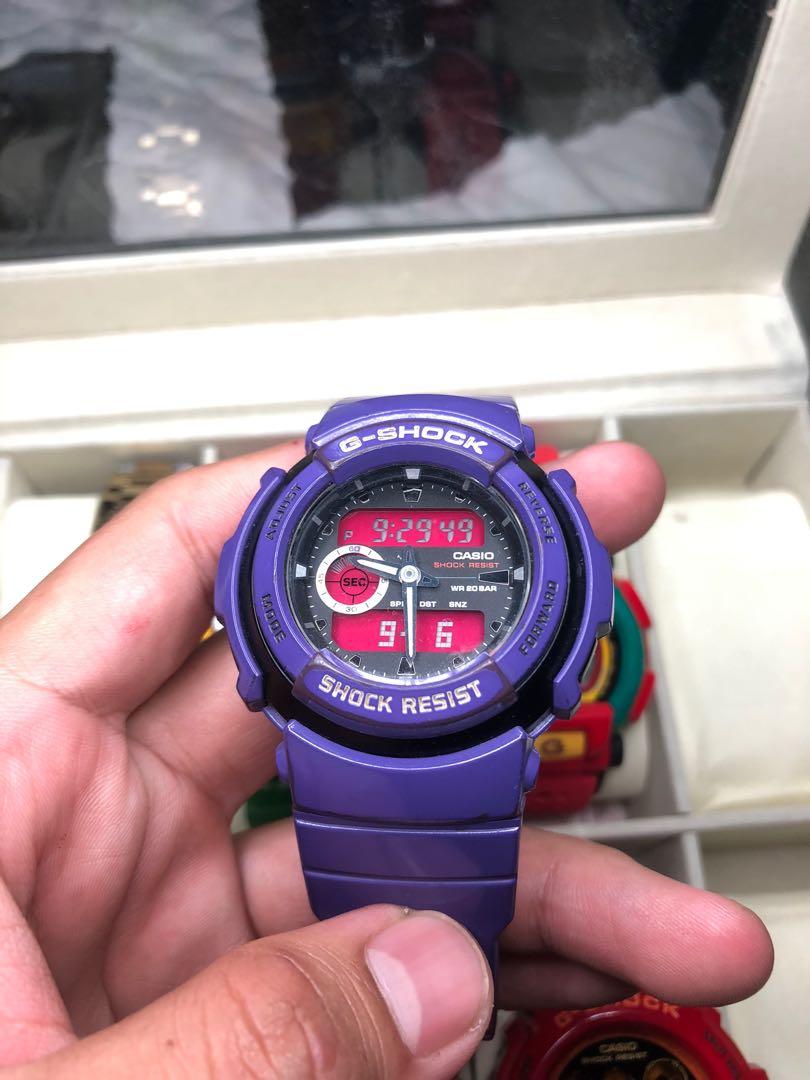 Gshock G 300sc purple