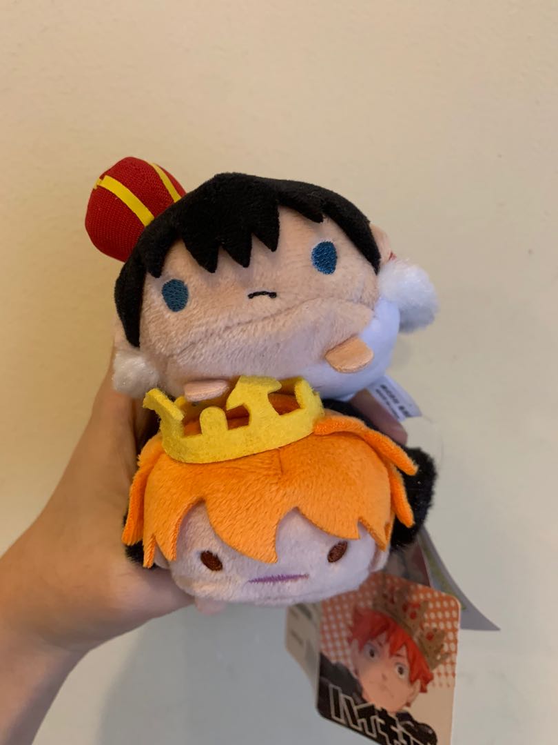 Haikyuu Plushies Kageyama Hinata Entertainment J Pop On Carousell Tsum mascots as well as plush keychains have finally been restocked for kuroo and kenma! haikyuu plushies kageyama hinata