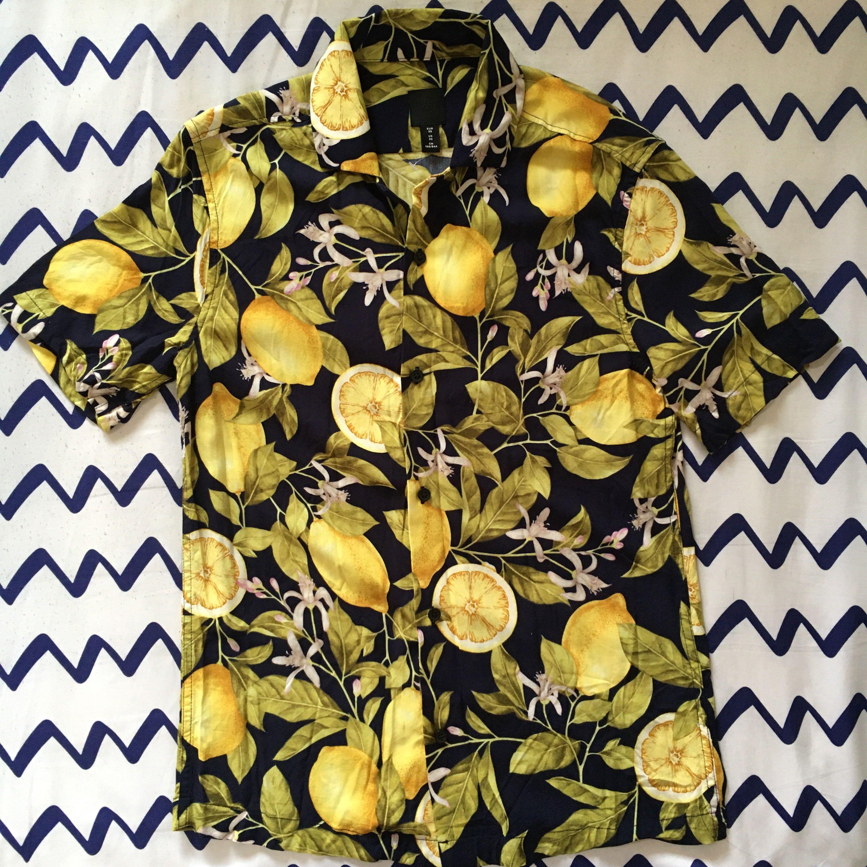 Lemon top shirt h&m