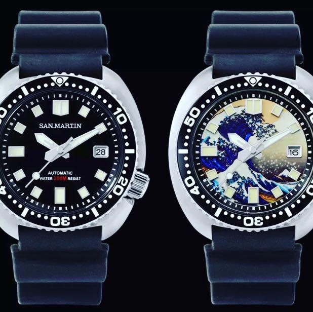 San Martin Sn057 G Seiko Turtle 6309 Homage Automatic Dive Watch Hurry Limited Stock Left Men S Fashion Watches On Carousell