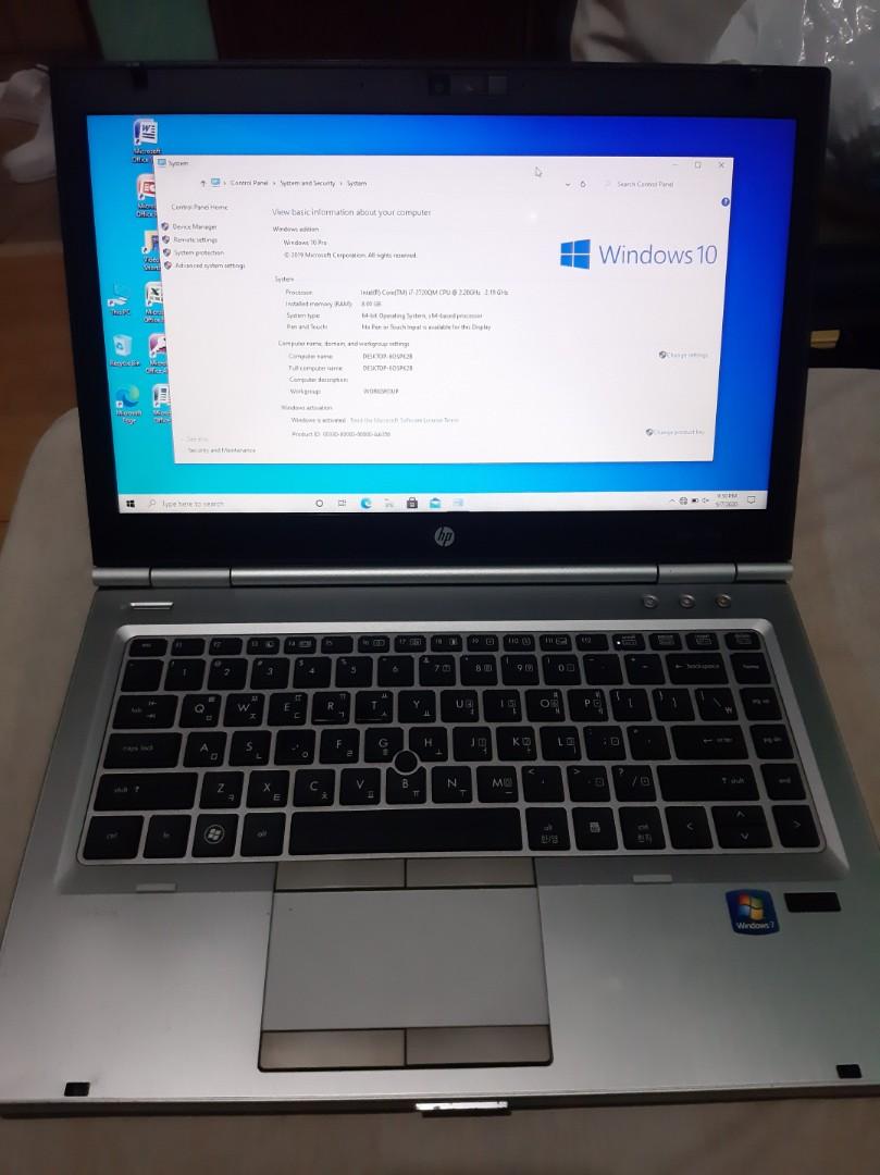 Hp Elitebook 8460p I7 8gb 500gb Hdd Electronics Computers Laptops On Carousell