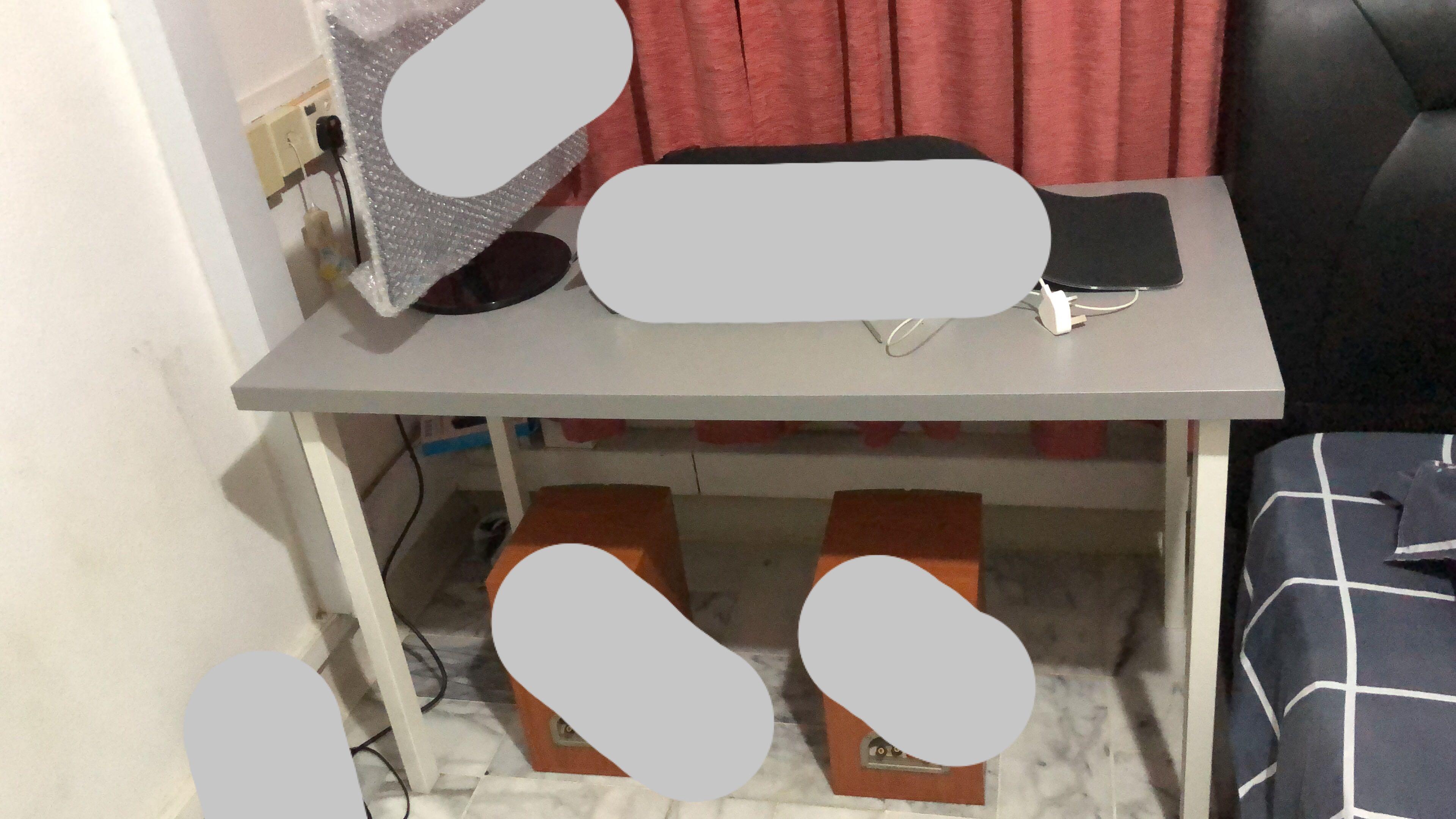 Ikea grey table with Ikea Table Legs Vika Lage, Furniture & Home Living, Furniture, Tables