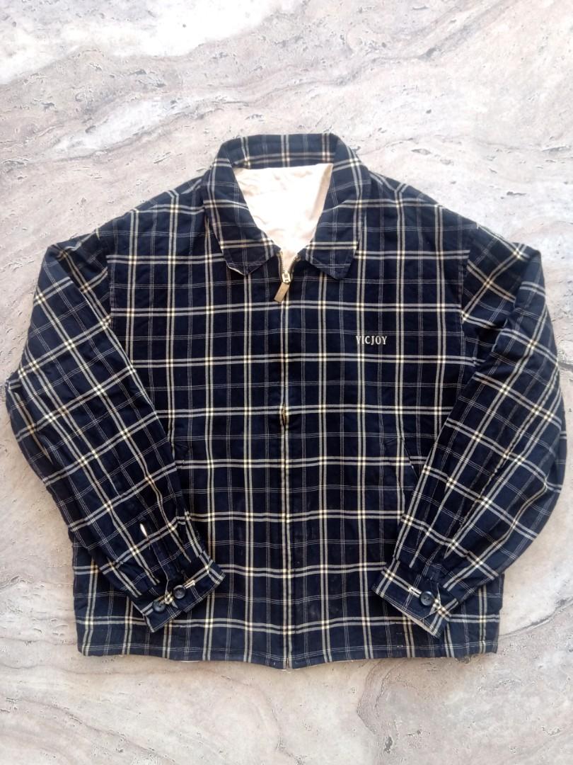 Jaket tartan vintage