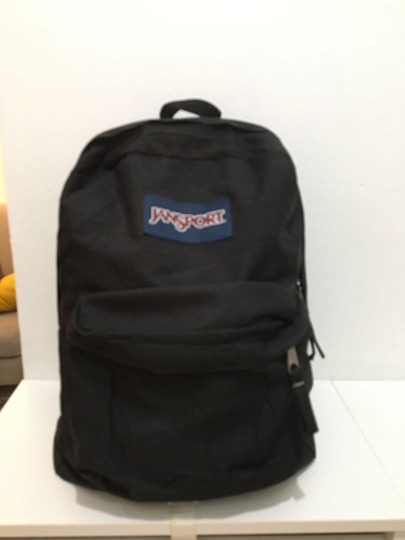 Original black jansport backpack hot sale