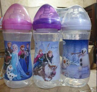 Jumbo feeding bottles  12oz  for  newborn, infant, toddlers  (FROZEN , sofia, little pony, spiderman etc)