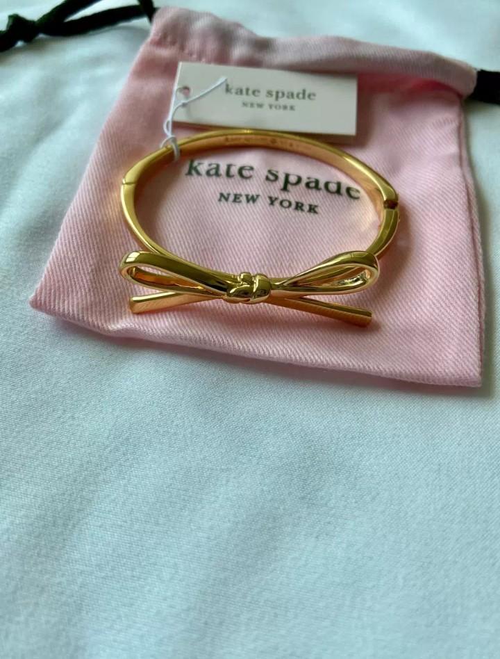 Kate spade skinny hotsell mini bow bangle