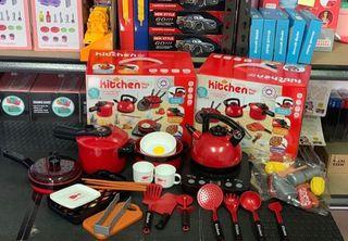Kitchen Toy Set Red