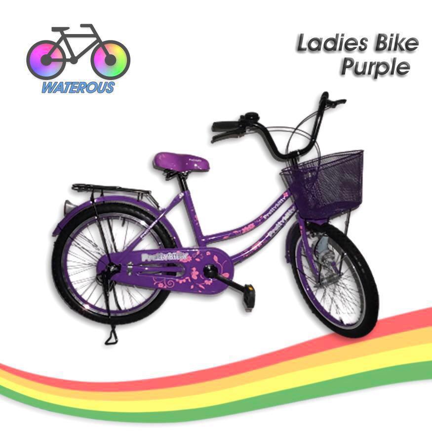 pink and purple bike