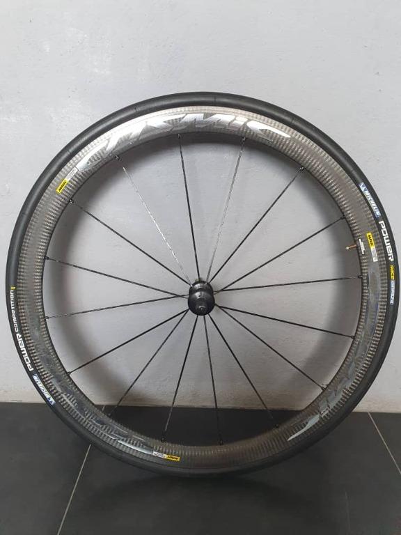 Mavic Cosmic Carbone 40 Elite Clincher Wheelset Chrome Sports