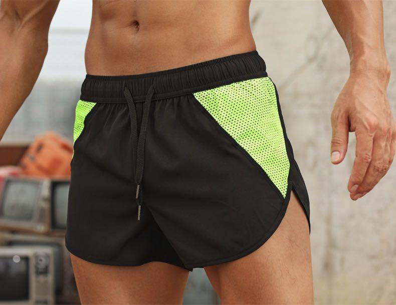 Men's sports shorts with inner underwear for running gym, Men's Fashion,  Activewear on Carousell