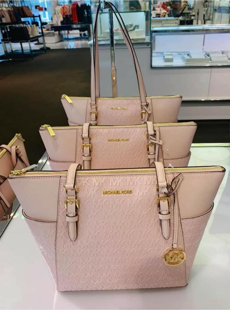 Michael Kors Charlotte Large Tote, Women's Fashion, Bags & Wallets,  Shoulder Bags on Carousell