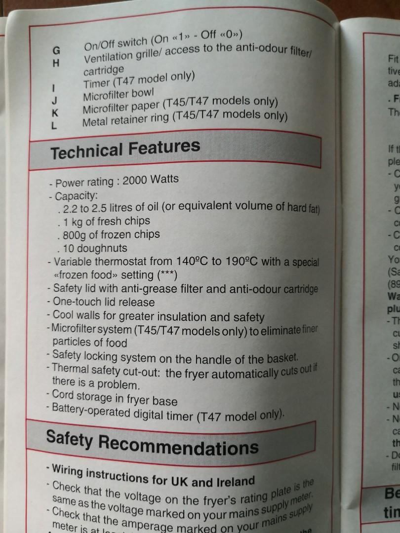 Moulinex Clean Air Deepfat Fryer, TV & Home Appliances, Kitchen