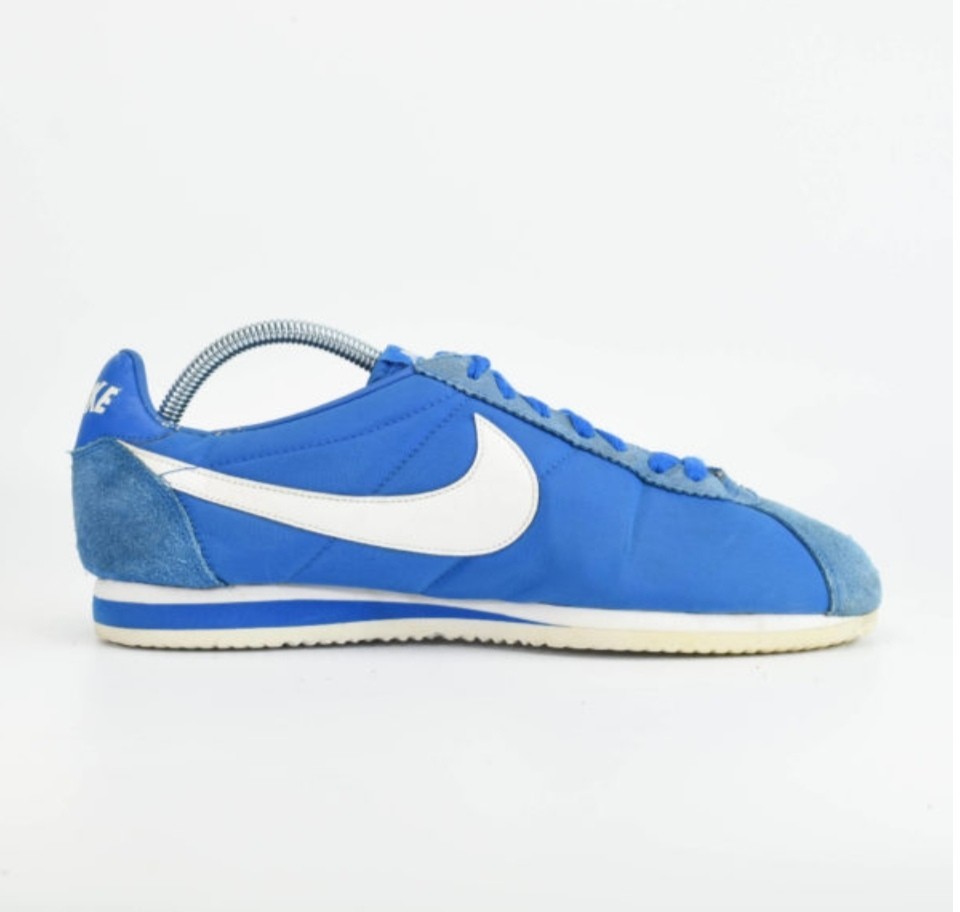 nike cortez biru