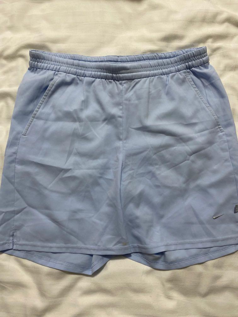 nike shorts baby blue