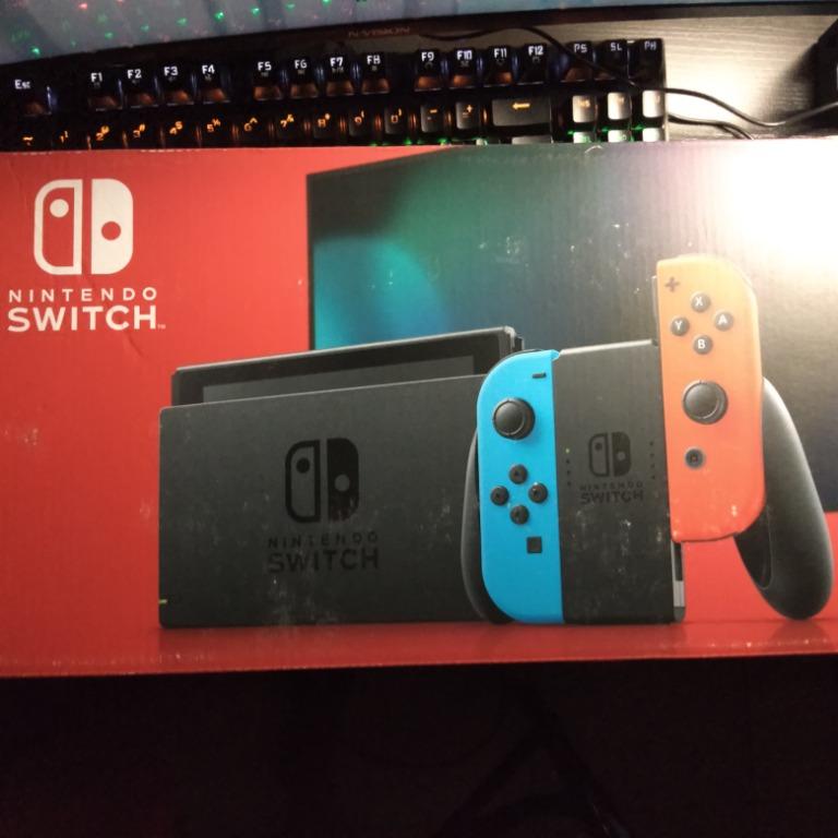 Nintendo Switch V2 Complete With Box W Cuphead Game And Freebies Video Gaming Video Game Consoles Nintendo On Carousell