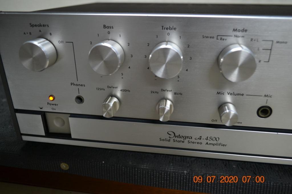 Onkyo Integra A-4500 Integrated Amplifier, Audio, Soundbars
