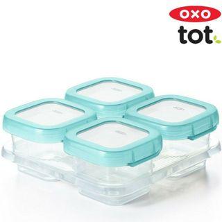 OXO TOT baby blocls freezer storage containers 4oz / 120ml
