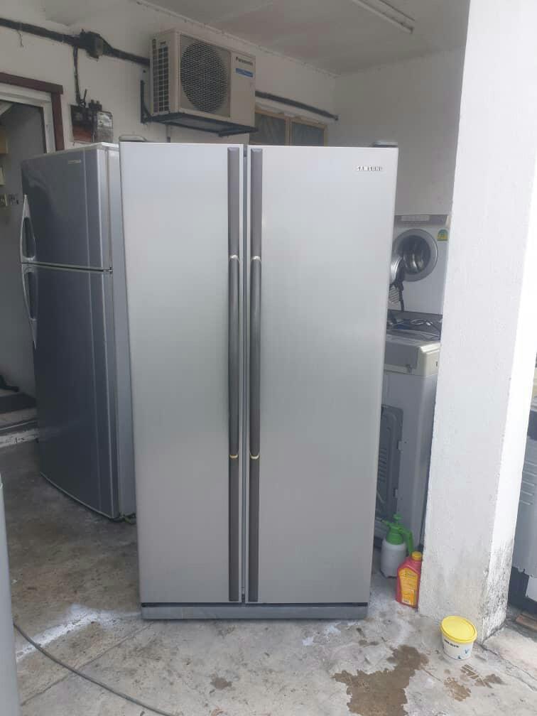 Peti Ais Peti Sejuk Fridge Samsung Side By Side 496 Liter Kitchen Appliances On Carousell