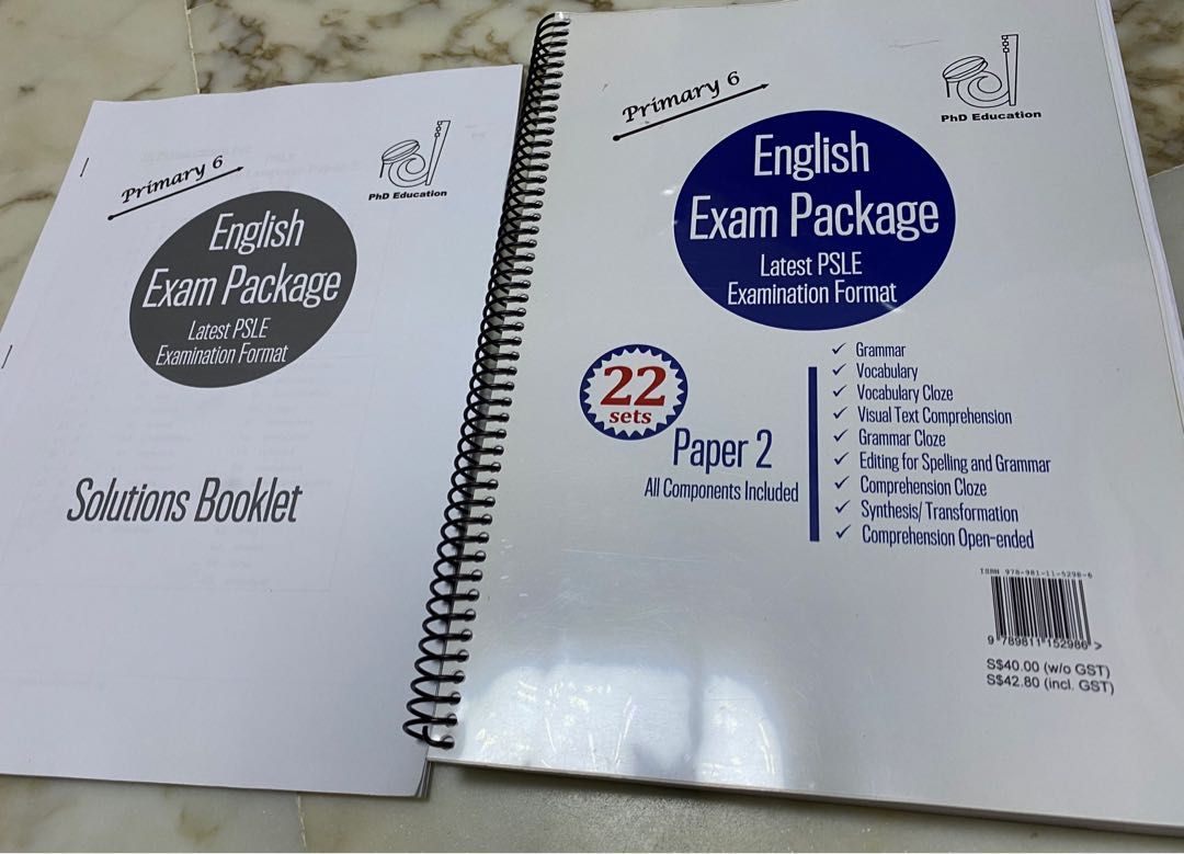 phd education english exam package answers