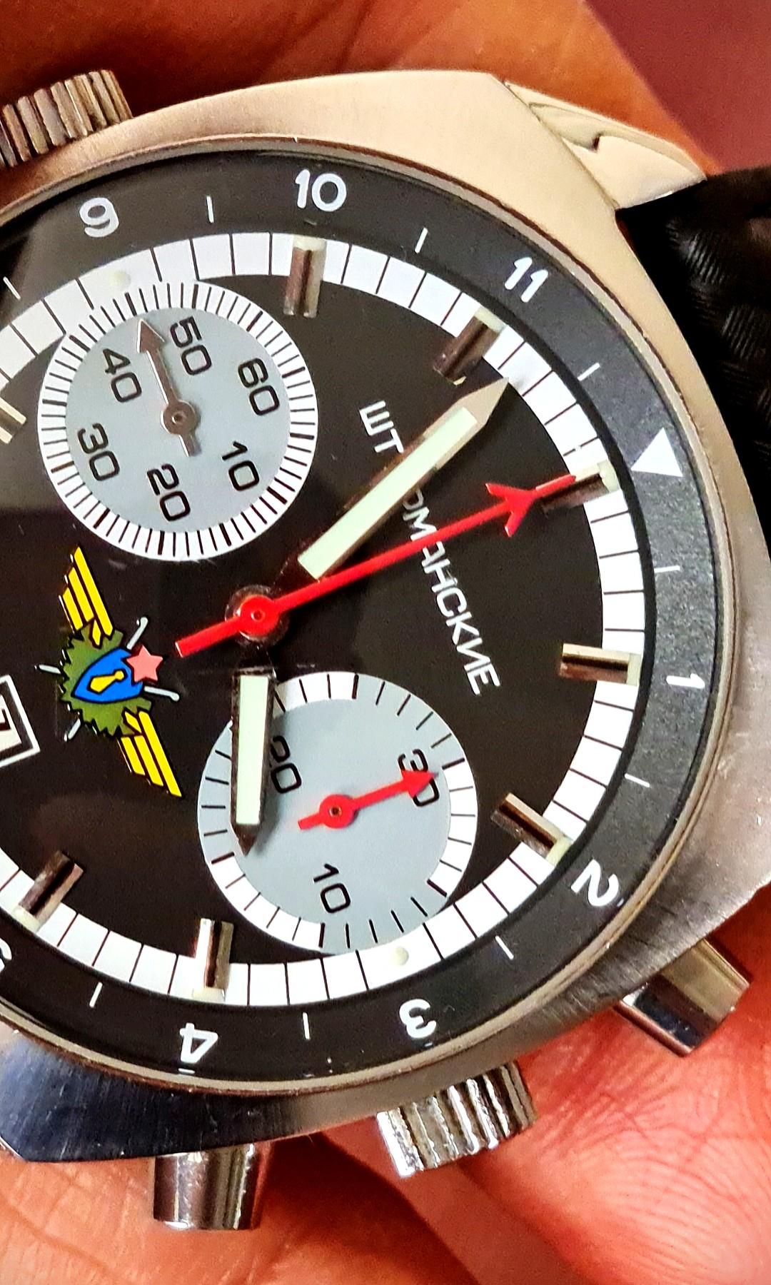 Poljot sturmanskie chronograph best sale